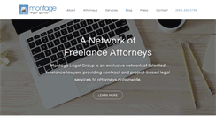 Desktop Screenshot of montagelegal.com